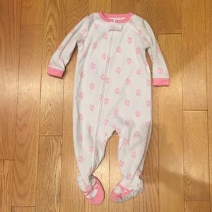 Fleece pajamas 12 months- carters worn once